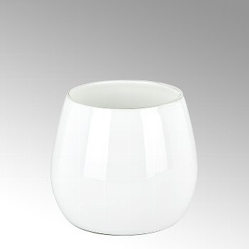 Pisano vase H24D25 medium white