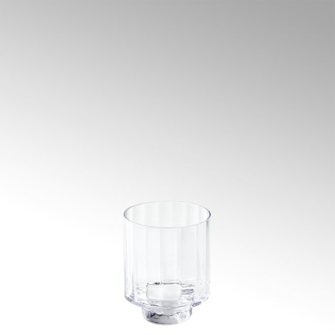 Tagliare storm lantern, glass, clear with optics