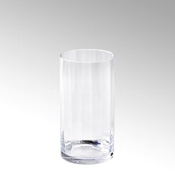 Tagliare vase, glass, clear with optics