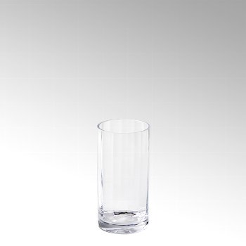 Tagliare vase, glass, clear with optics