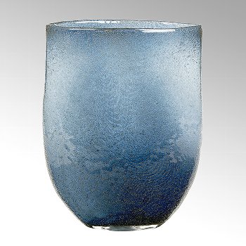 Perugino vase, oval, denim