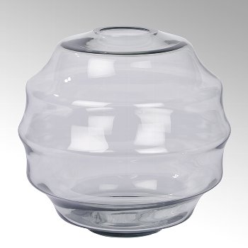 Kokon glass vase, stone
