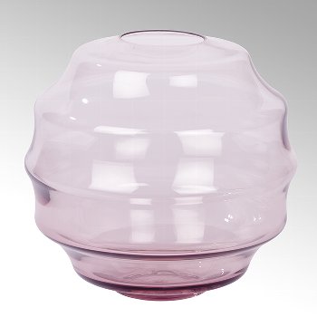 Kokon glass vase, rose