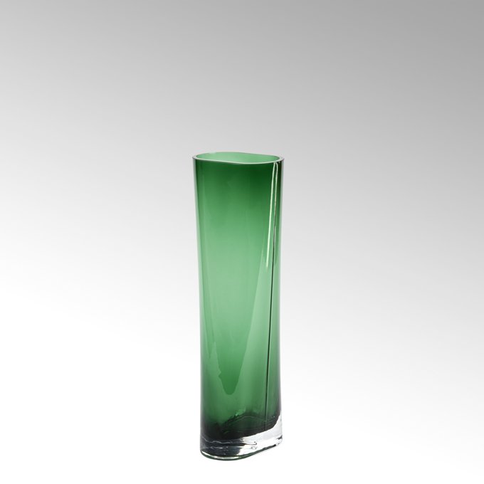 Giorgione, vase, glass emerald green