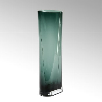 Giorgione, vase, glass petrol