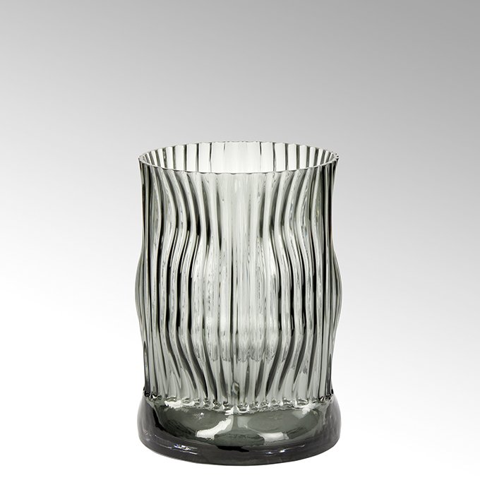 Milani vase, grey