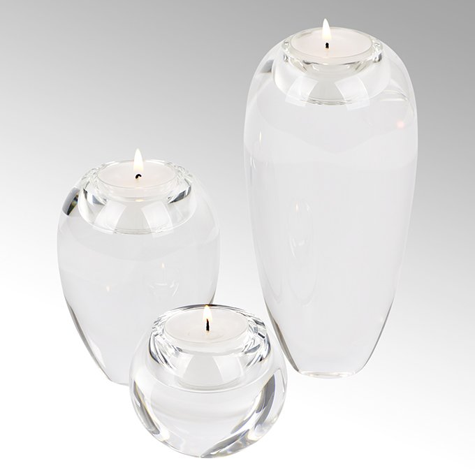 Pingo tealight holder crystall glass , clear