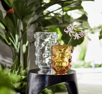 Jacobo glass vase safran
