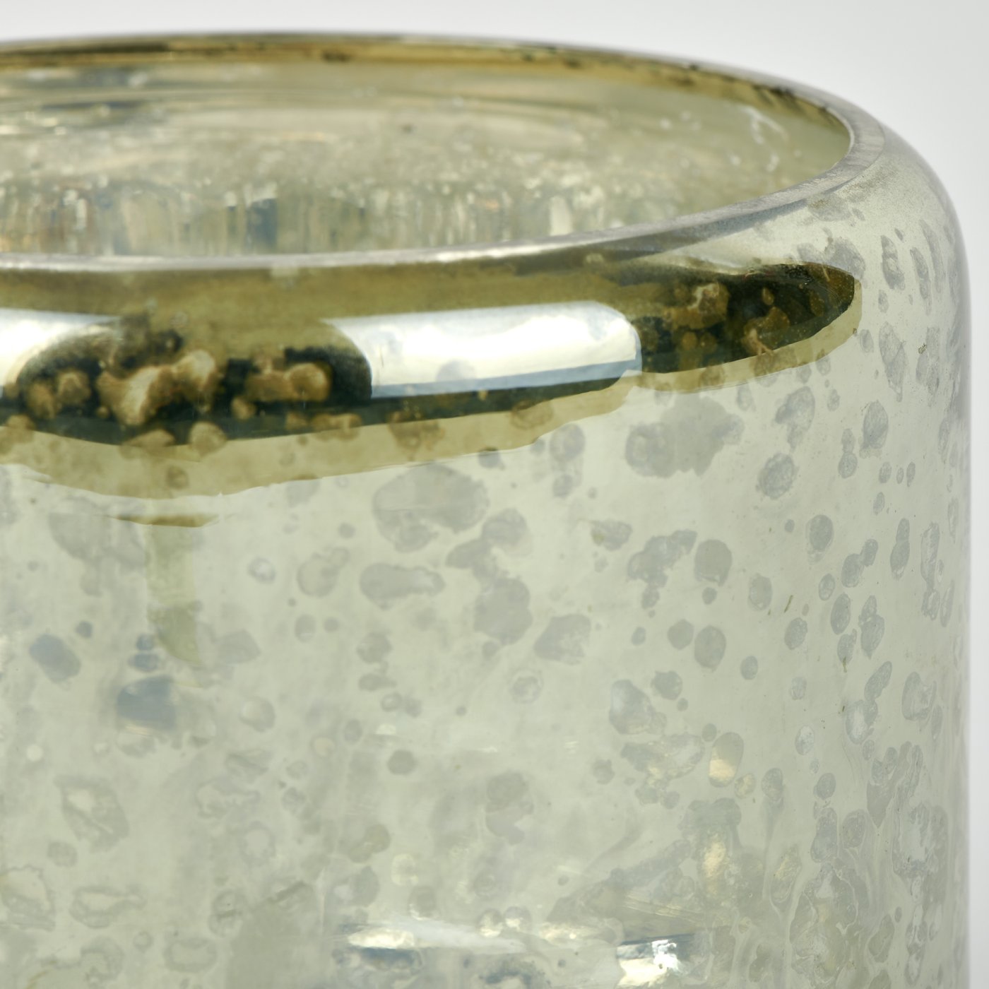 Oudare Windlicht groß Glas, alge 10 D cm, 9 H cm