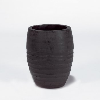 Sansibar vessel/planter charcoal H 31 D 26 cm