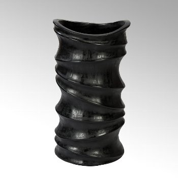 Sealine vessel/planter charcoal, H 56 cm D 30 cm