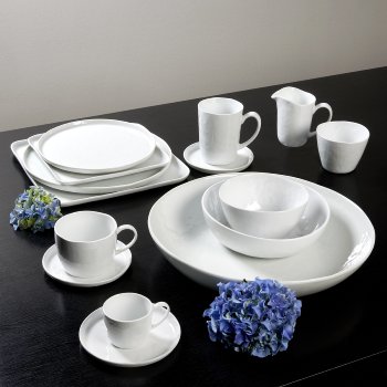 Piana bowl porcelain, white Dia 14 cm, H 7 cm
