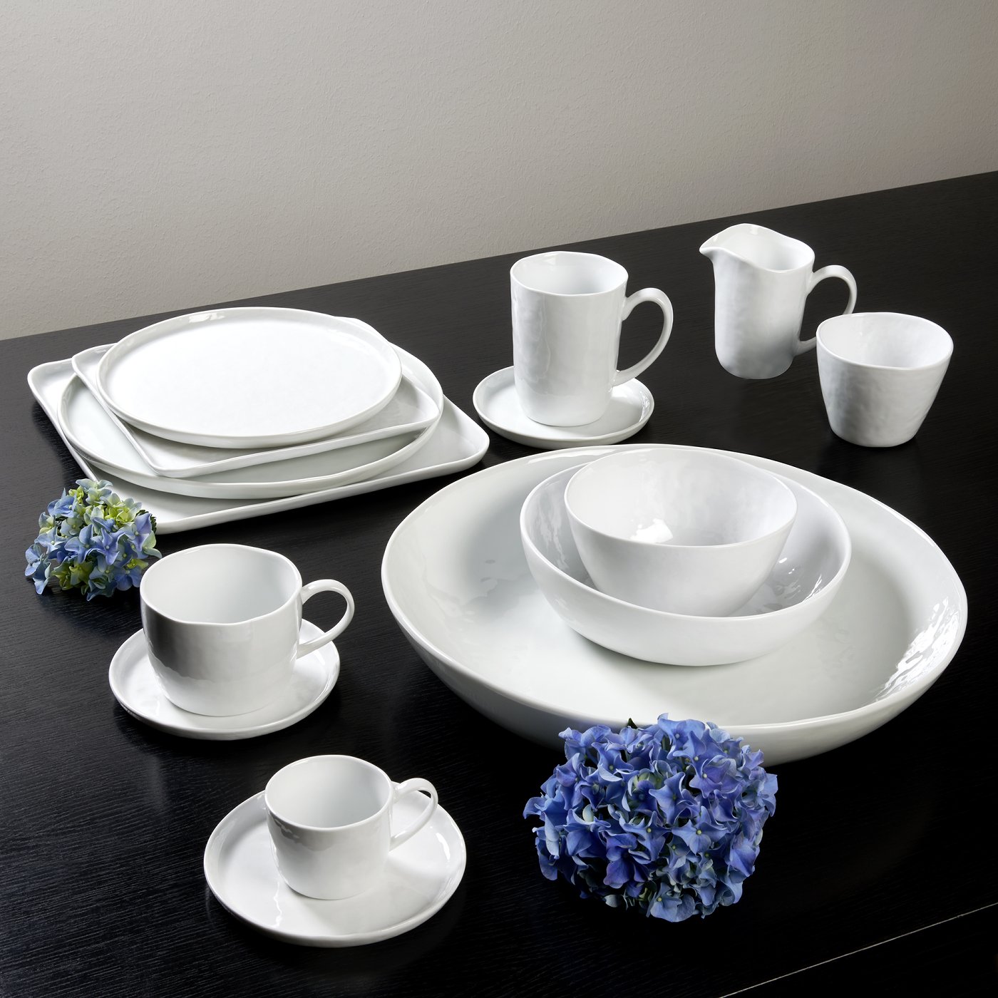 Piana bowl porcelain, white Dia 20.5 cm, H 6 cm