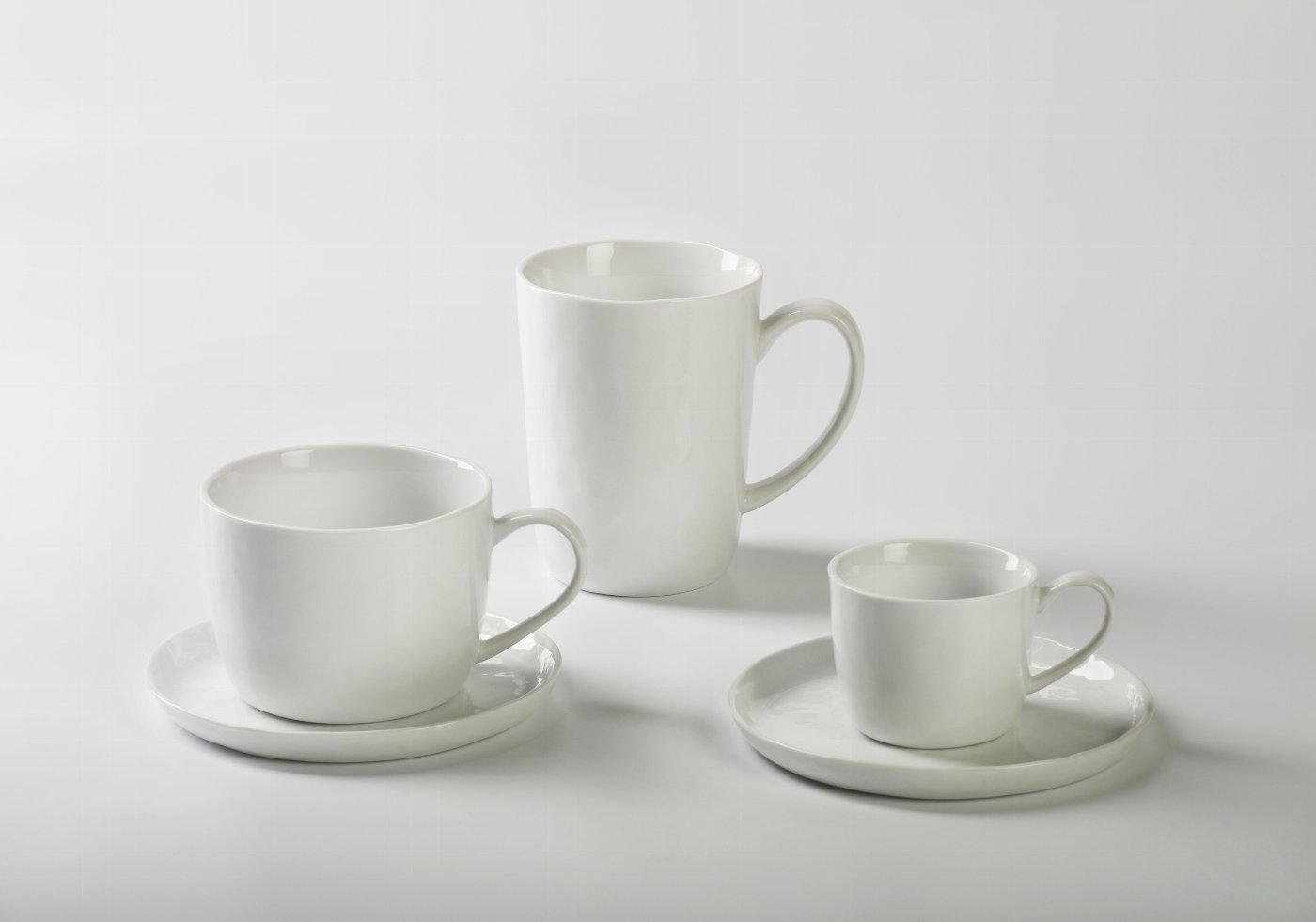 Piana espresso cup porcelain, white H 5 cm,