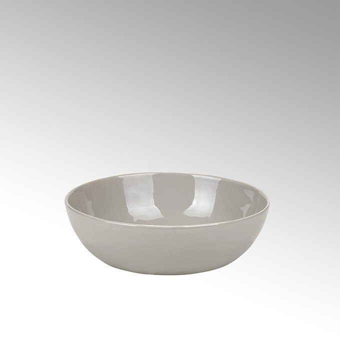 Piana bowl, stoneware,grey, H6 D20,5cm