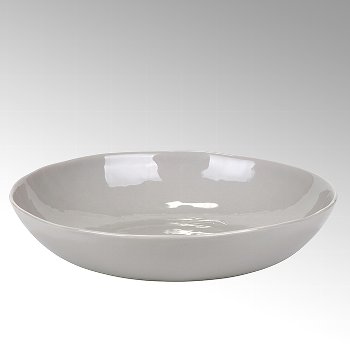 Piana bowl stoneware, grey, H6 D33cm