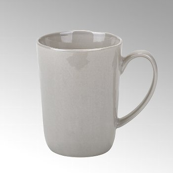Piana mug with handle, stoneware,grey,