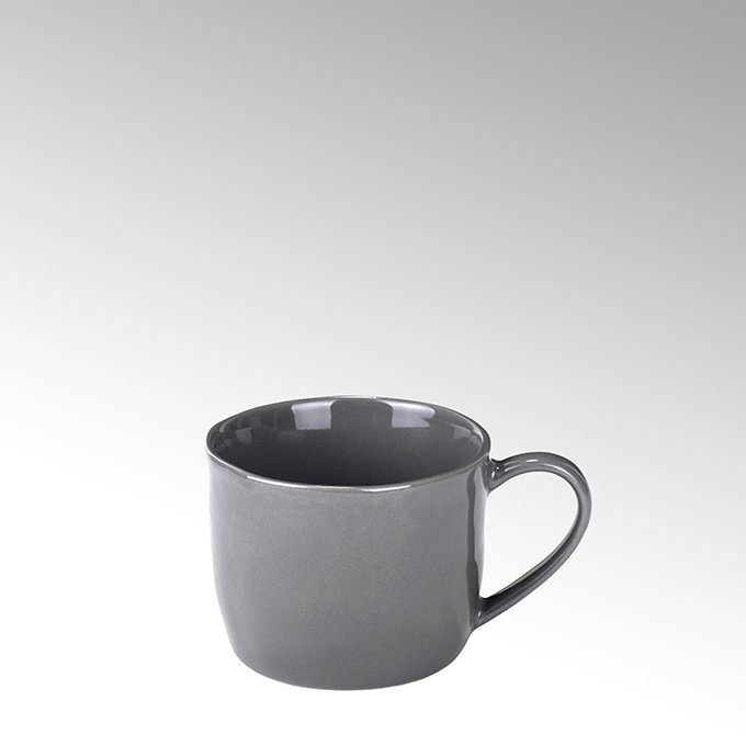 Piana espresso cup, stoneware, anthracite,