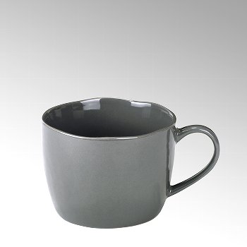 Piana coffee/tea cup, stoneware, anthracite,
