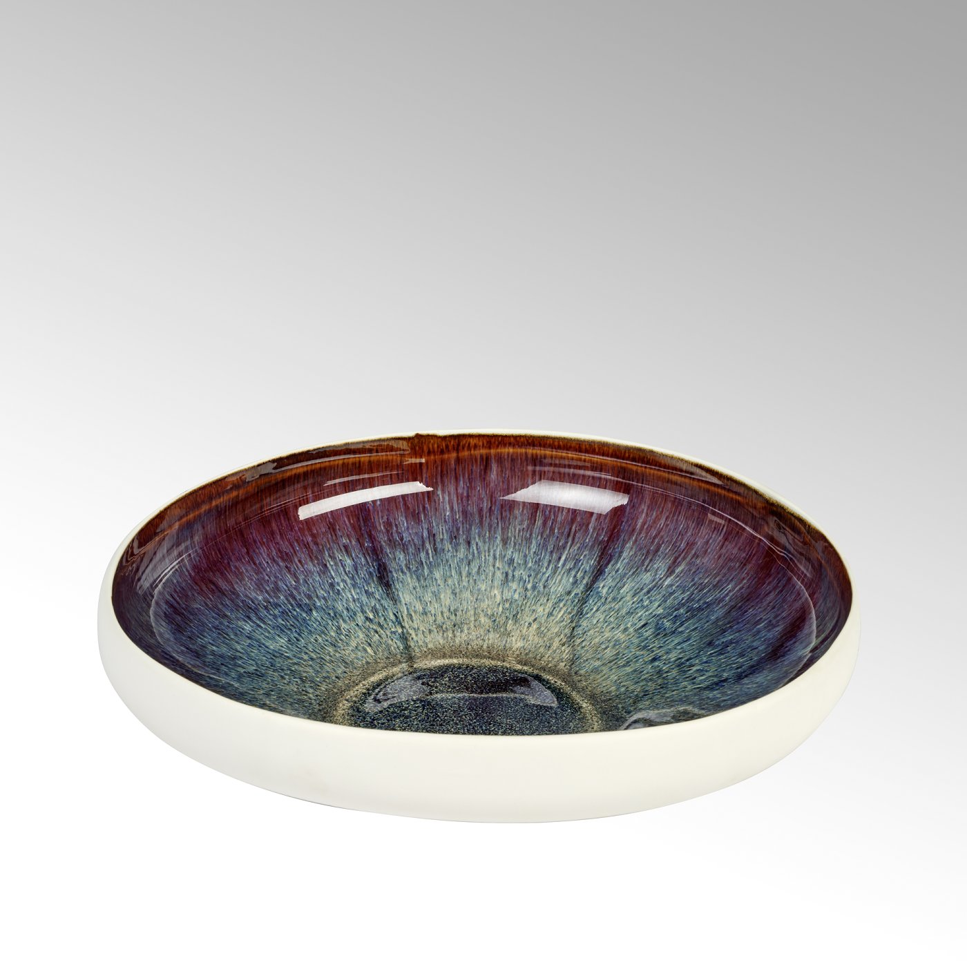 cm, Keramik Schale mystic topas D30 cm H6,5 Takeo