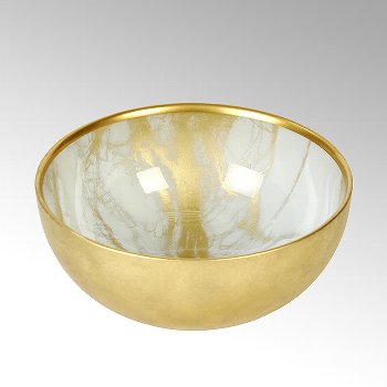 Achat bowl, printed glass