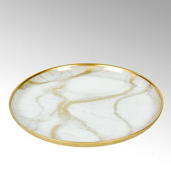 Achat plate, printed glass