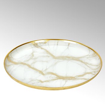 Achat plate, printed glass