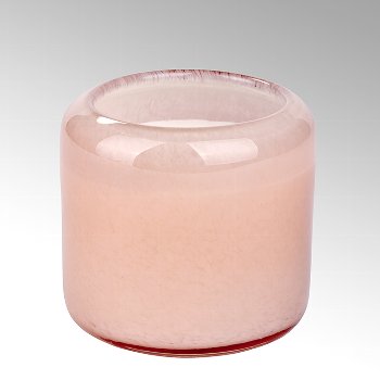 Emanuelle glass H 10,5 D 10,5 cm, coral