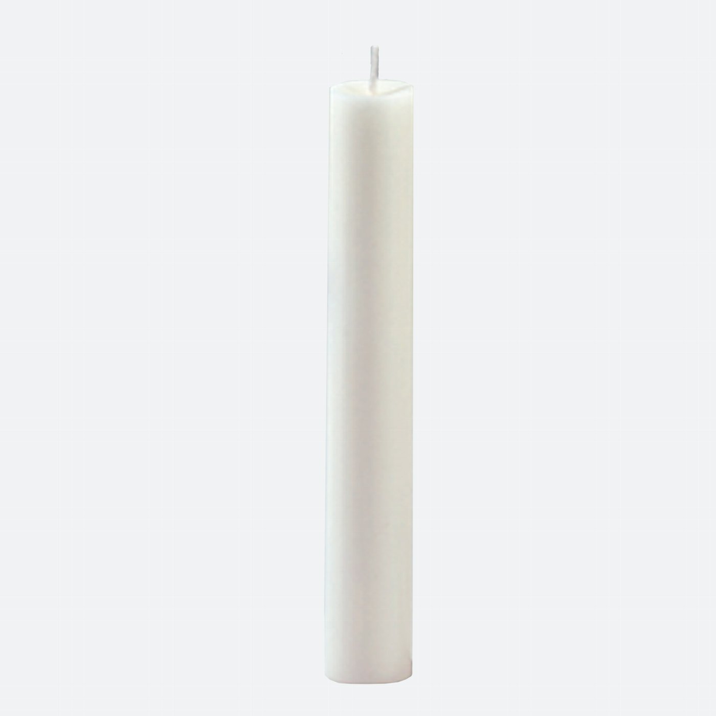 candle, round, ivory H24 cm, D3cm