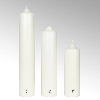 church candle, ivory, H 30 cm, D 9 cm