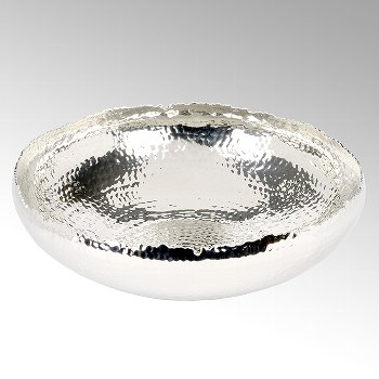 Dino hammered bowl alu-nickel plated D32 H10