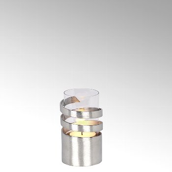 Spiral storm lantern aluminium mini