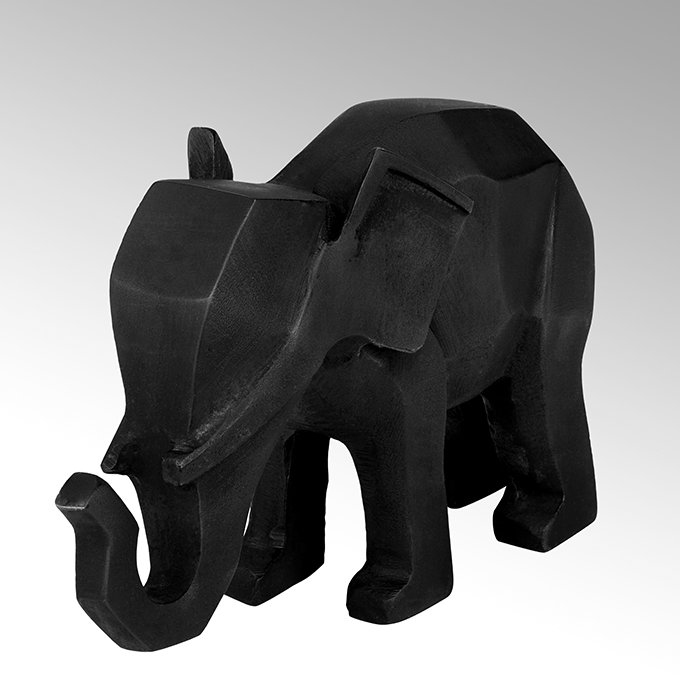 Elefant Figur Aluminium Sandguß