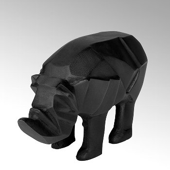Rhino Figur Aluminium Sandguß