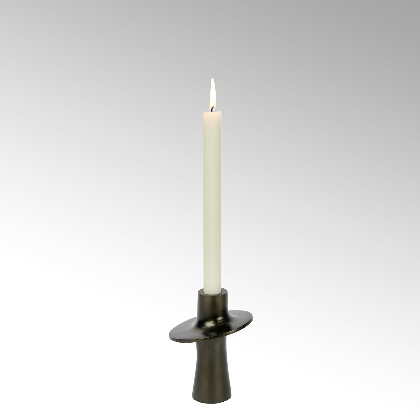 Proton slanted candle holder aluminium