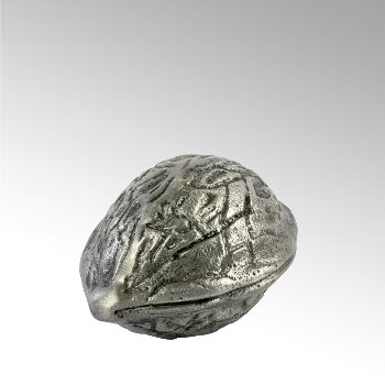 Cervello decorative object walnut, aluminium