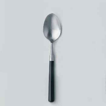 Daily spoon stainless-steel L 2o cm black handle