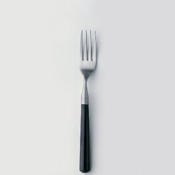 Daily fork stainless-steel L 2o cm black handle