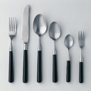 Daily dessert-spoon stainless steel L 18 cm black