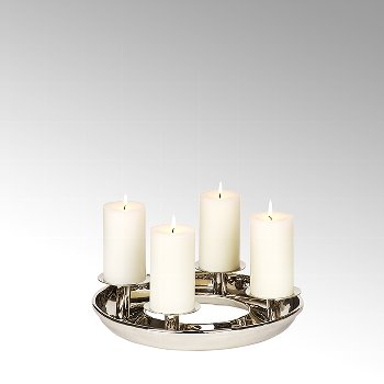 Saturnia table top wreath with 4 candleholders
