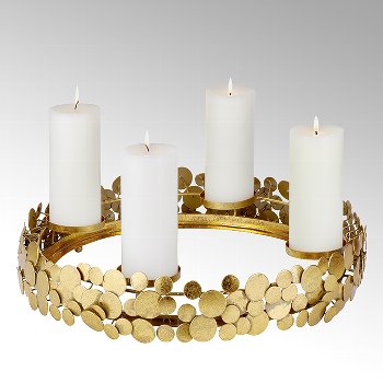Jimin table top wreath large with 4 candleholders