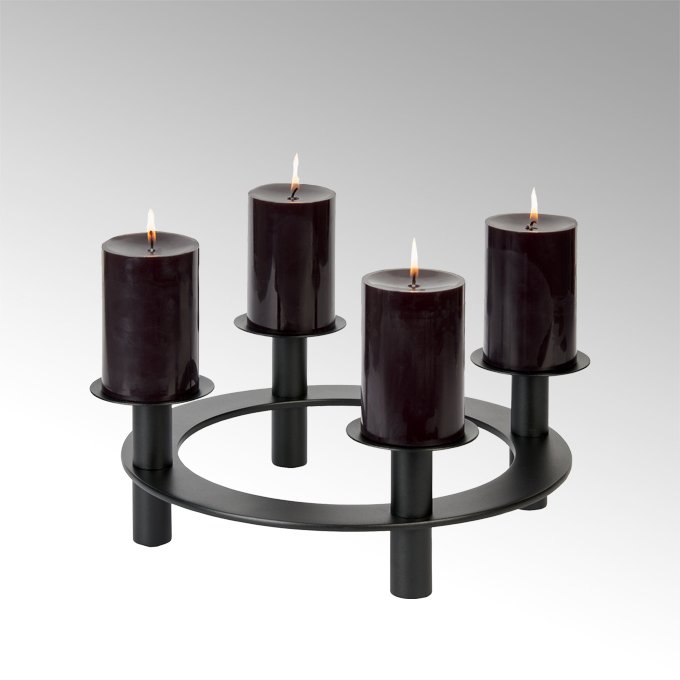 Uranus table top wreath with 4 candleholders