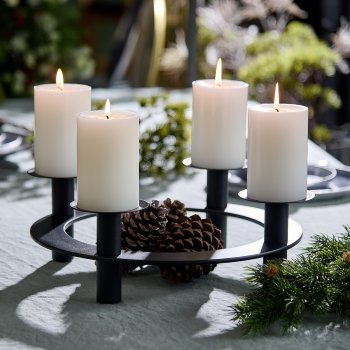 Uranus table top wreath with 4 candleholders