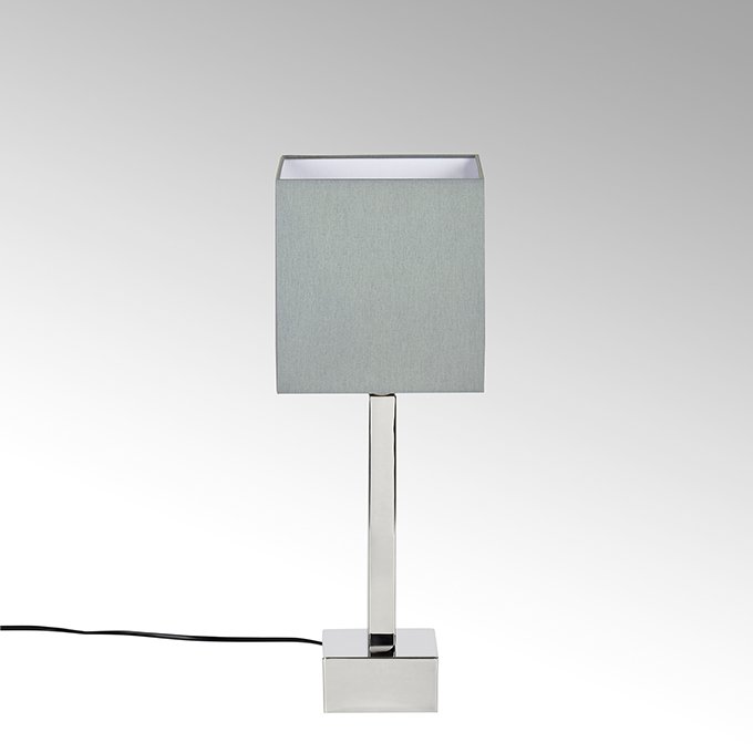 Manhattan table lamp w/shade colour grey