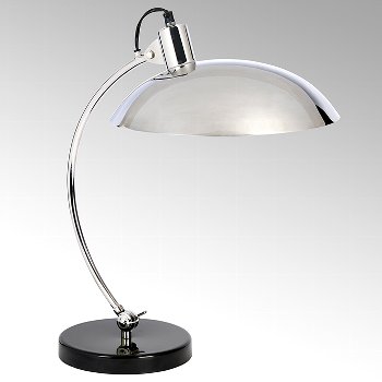 Seattle table lamp steel, nickel