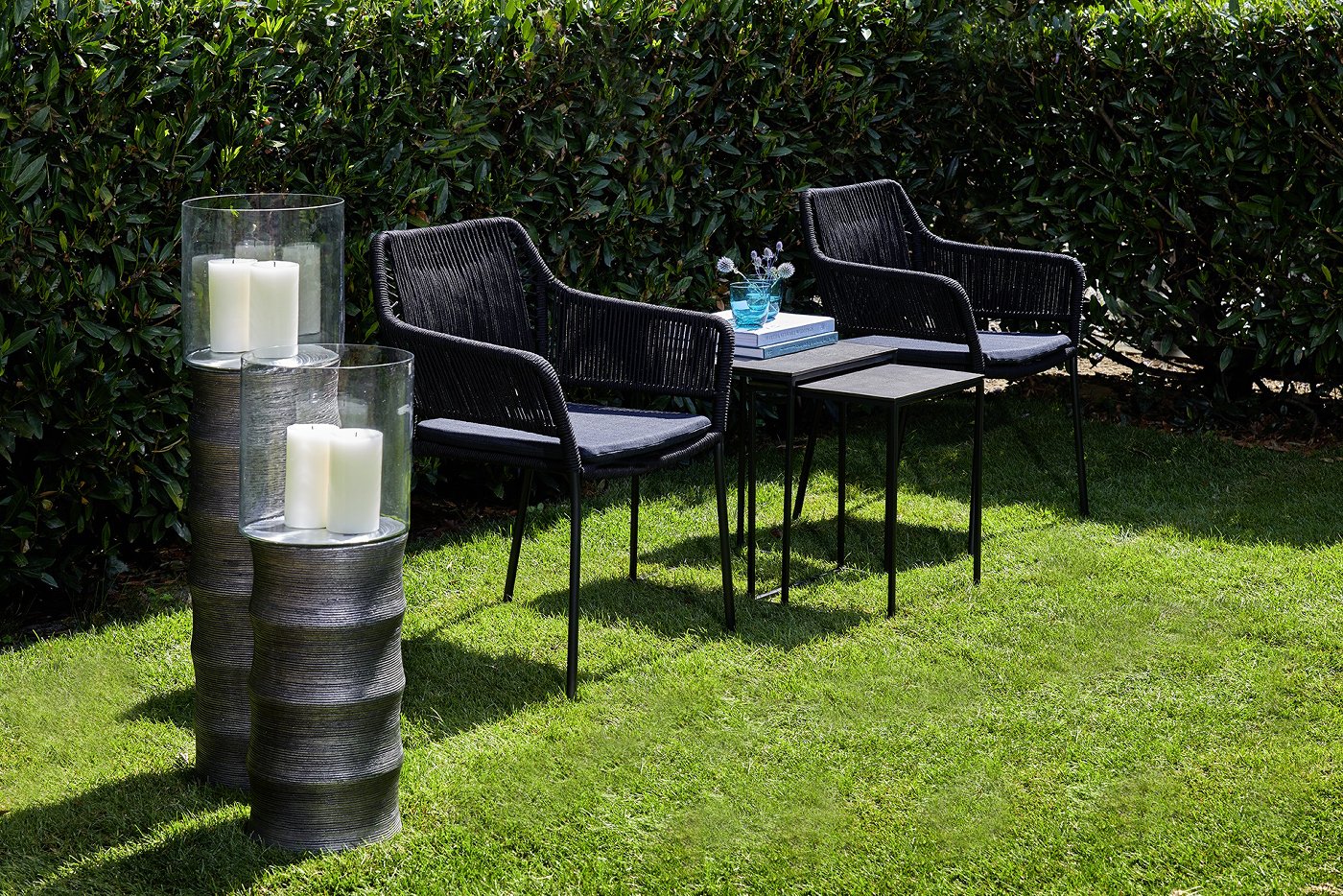 Lago side table set outdoor compatible
