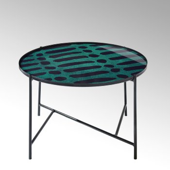 Tabio table round D 60 cm with glass plate