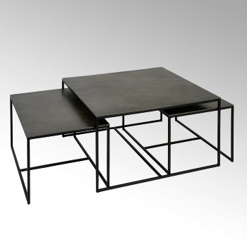 Dado coffee table epoxy stand aluminium,