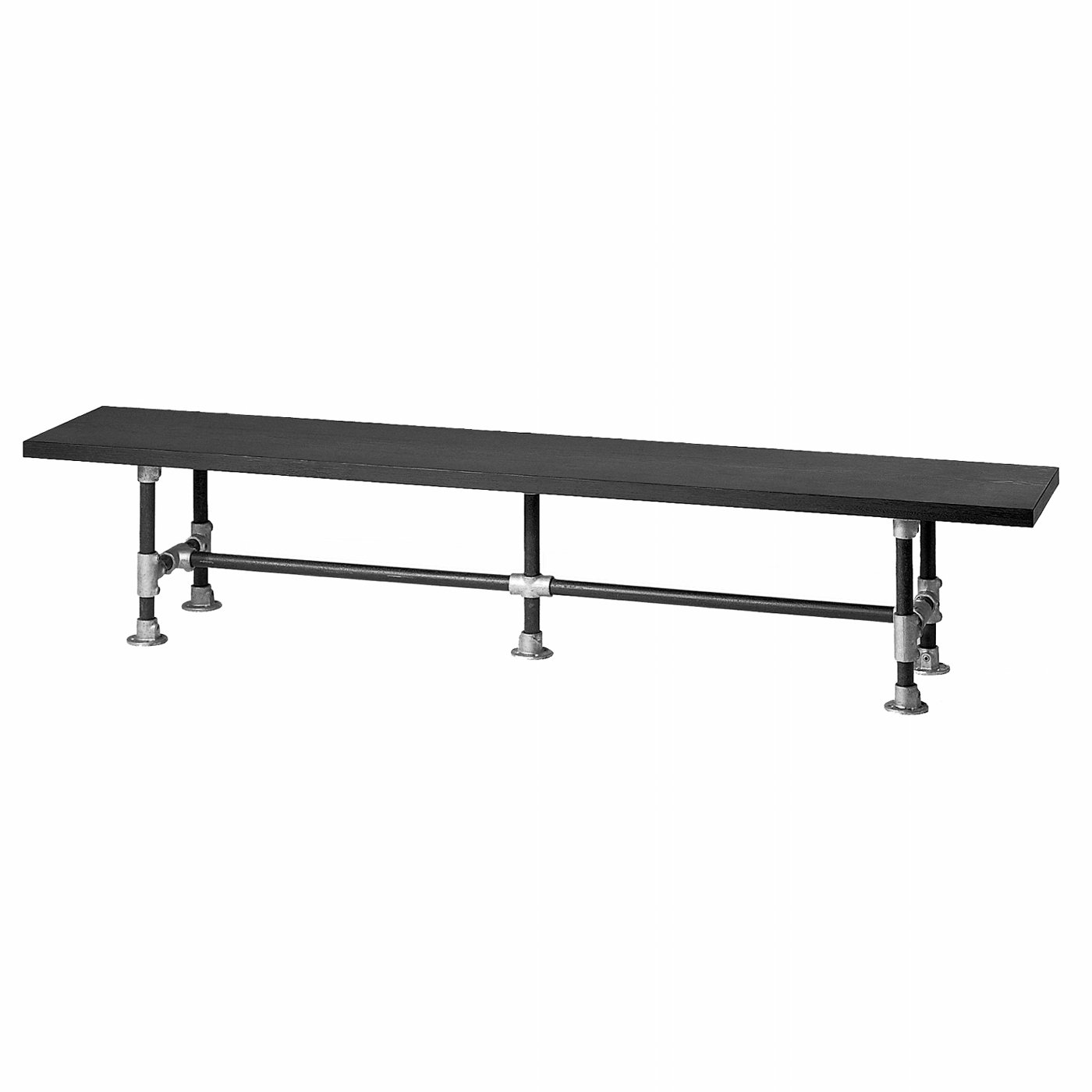 Industrie black bench 222ox4o H45