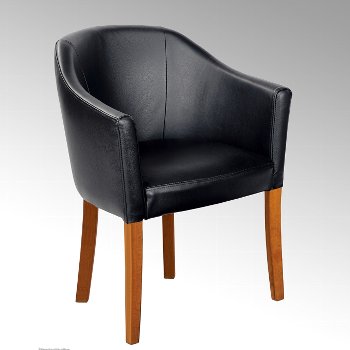 Cento armchair upholstered oak solid oiled